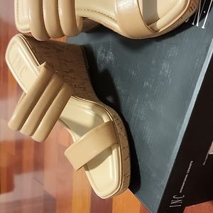 INC cork wedges